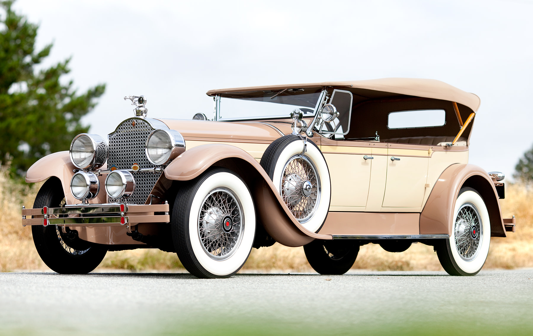 上品 1928 Phaeton Five-Passenger Eight Custom 443 Model Packard 帽子